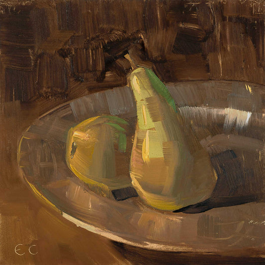 Original Oil Painting - Pears